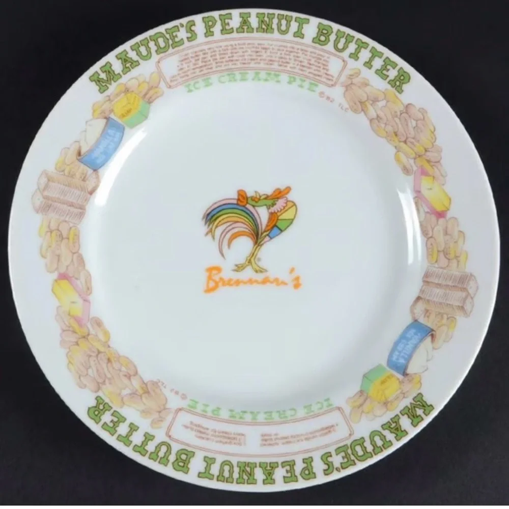 Ljungberg Brennan's Restaurant New Orleans Dessert Recipe Plates Set of 4 Rare! - Picture 4 of 7